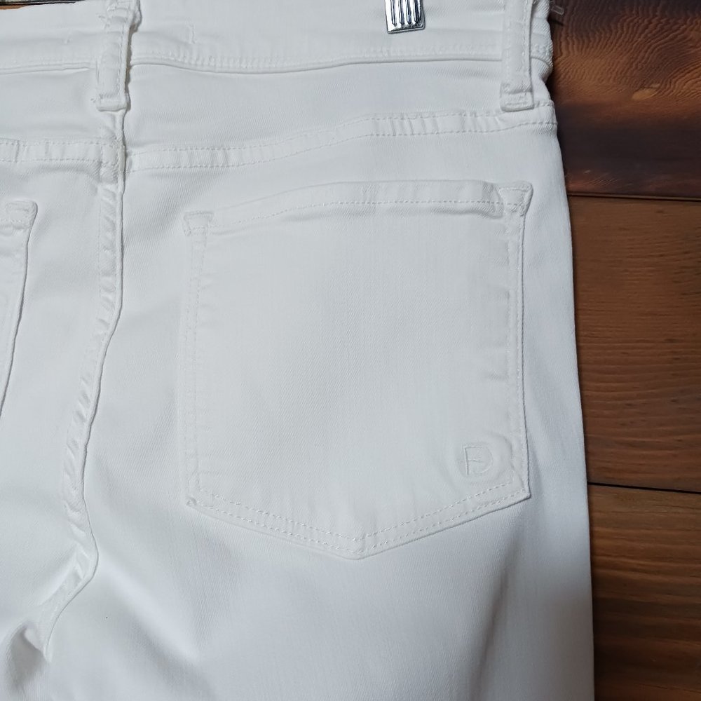 FIDELITY Belvedere Hi Rise ultra slim raw hem distressed stretch Sz 29 EUC - Picture 11 of 11